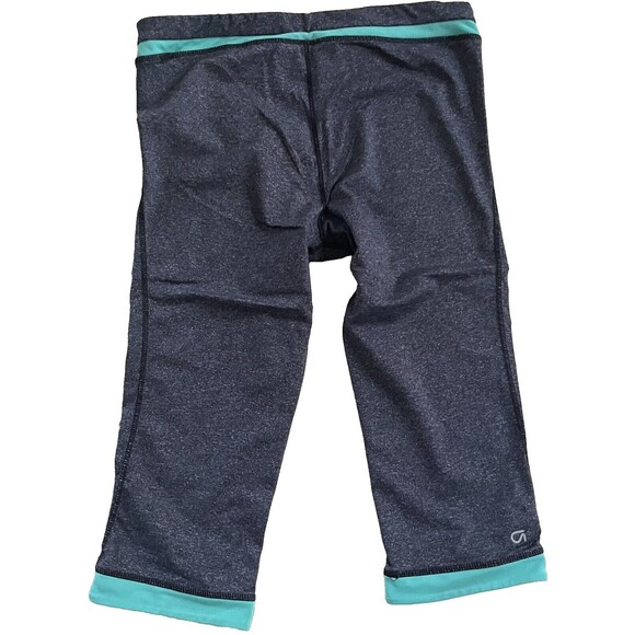 Gap Fit Leggings Capri Pants Gray Green Stretch Yoga Activewear Women Size Small - Picture 2 of 2